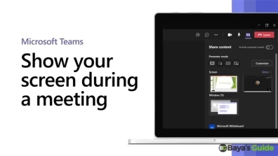 How To Share Screen On Teams